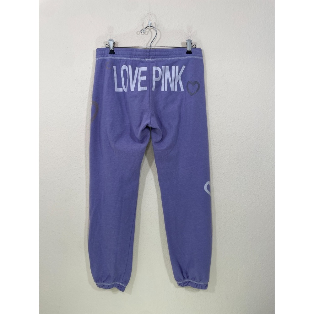 Vintage Y2K Victoria's‎  Secret LOVE PINK Sweatpants Size XS Lilac Drawstring - Picture 2 of 10